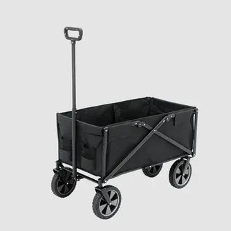 Classic Living Multi Purpose Beach Trolley Black