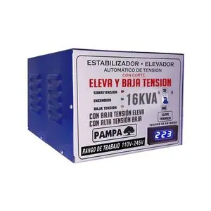 Elevador Estabilizador De Tensión Automático 16kva Eleva Baja 110v - 265v