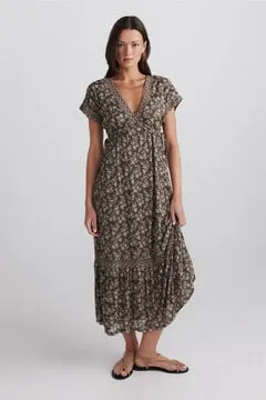 Vestido volante cintura