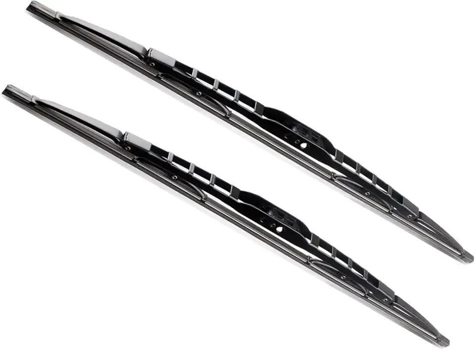 OEM QUALITY 18" + 18" Premium All-Seasons Durable Stable And Quiet Metal Frame Windshield Wiper Blades for 1995-2011 Ford Ranger/1996 Chevrolet C1500 1995-1998/1997-2001 Jeep Cherokee(Set of 2)