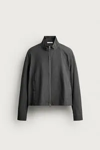 FLOWING CROPPED FIT JACKET