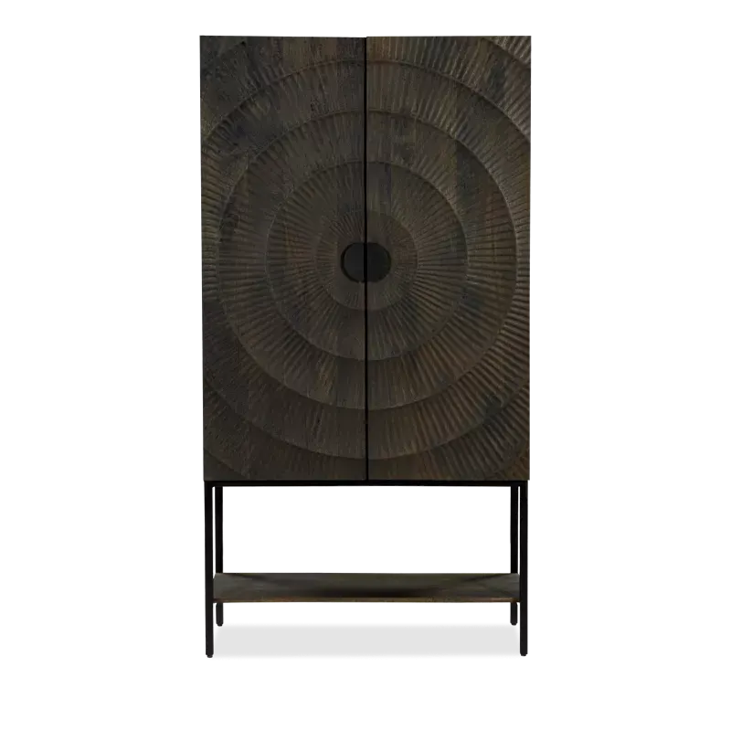 Opbergkast (hoog) Curling - Cacao Brown