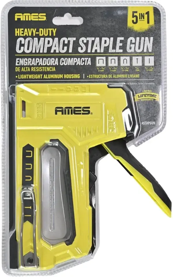 AMES Heavy Duty 5-in-1 Compact Staple Gun