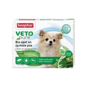 Beaphar Bio spot on za male pse, 3 pipete