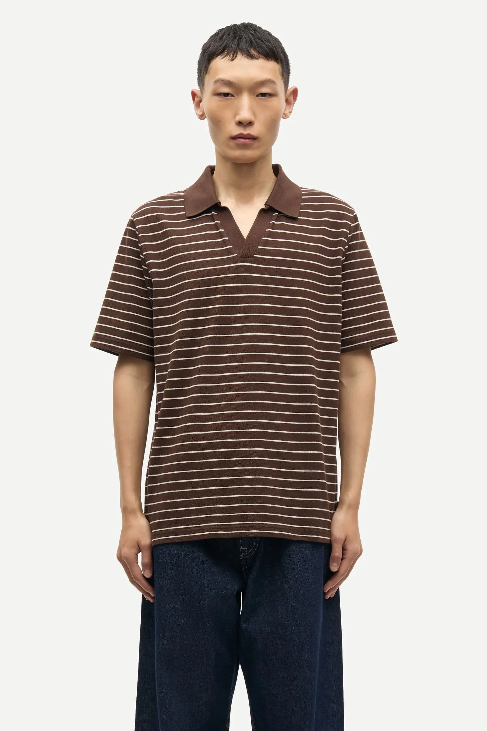 SAMAC V-NECK POLO 15671