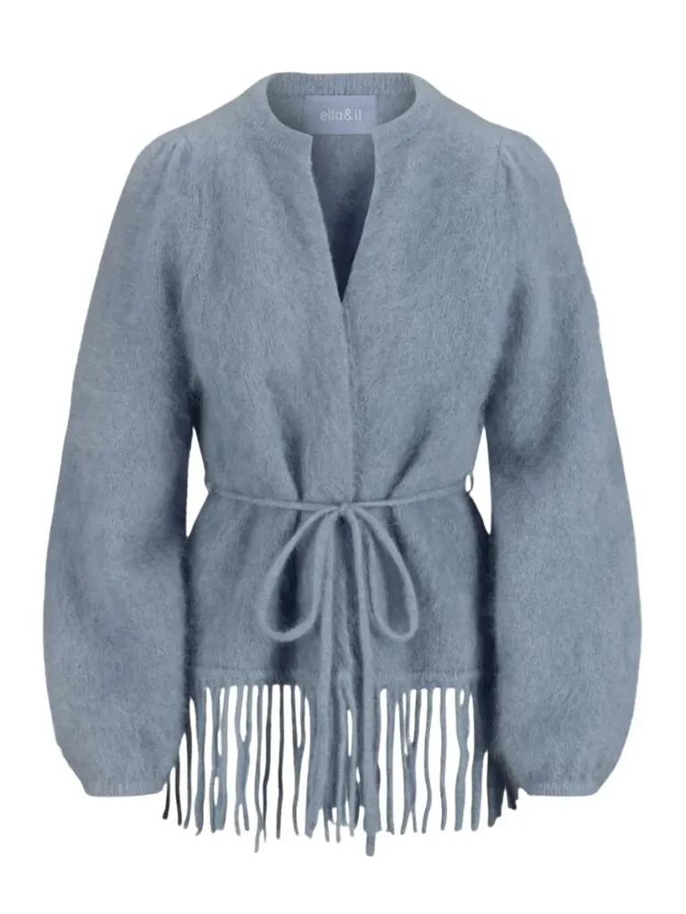 Fidele Chunky Cardigan - Denim Blue