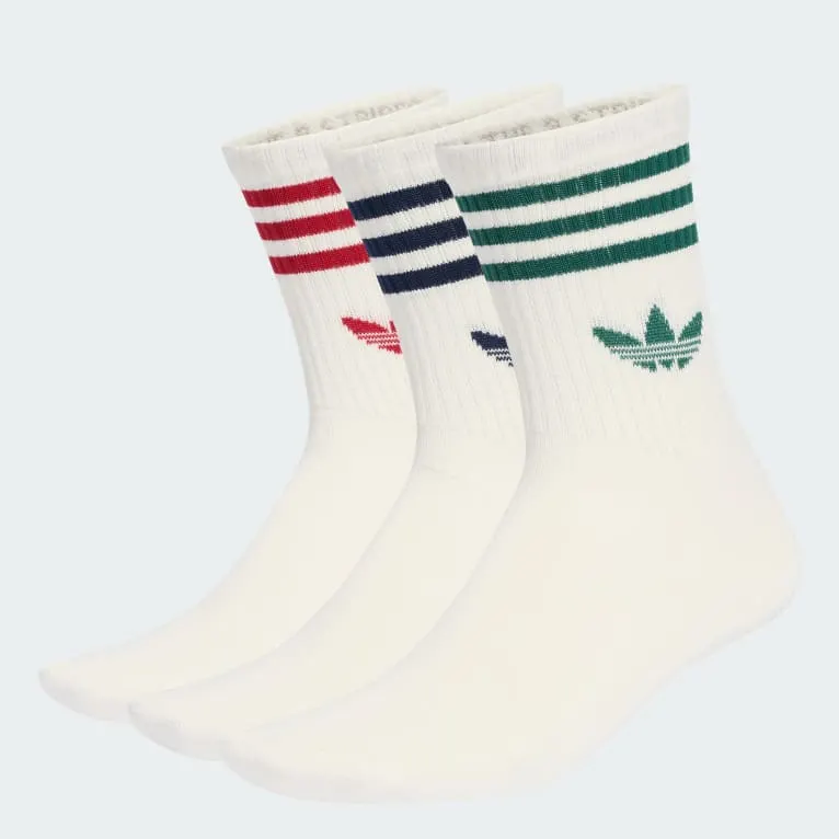 3-Stripes Crew Sokker, 3 par
