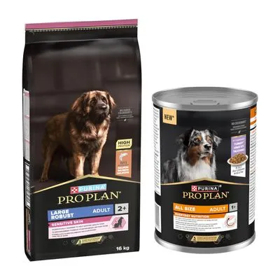 Croquettes PURINA PRO PLAN 16 kg + boîtes 12 x 400 g offertes !