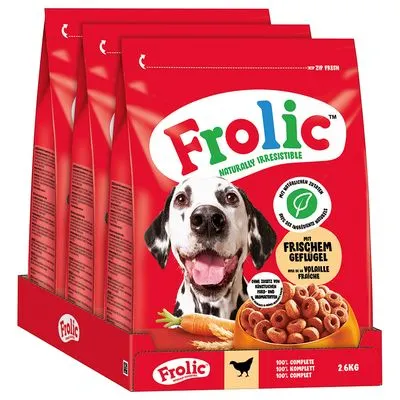 Frolic volaille, légumes, riz pour chien