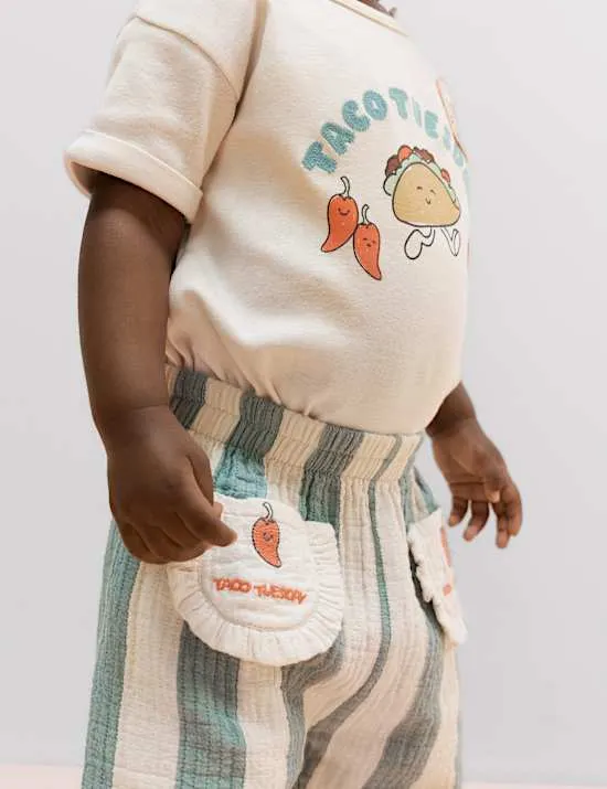 Pure Cotton Taco Tuesday Bodysuit (7lbs- 24 Mths)