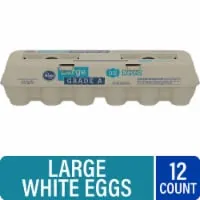 Kroger® Grade A Large White Eggs