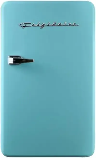 FRIGIDAIRE EFR372-BLUE 3.2 Cu Ft Blue Retro Compact Rounded Corner Premium Mini Fridge
