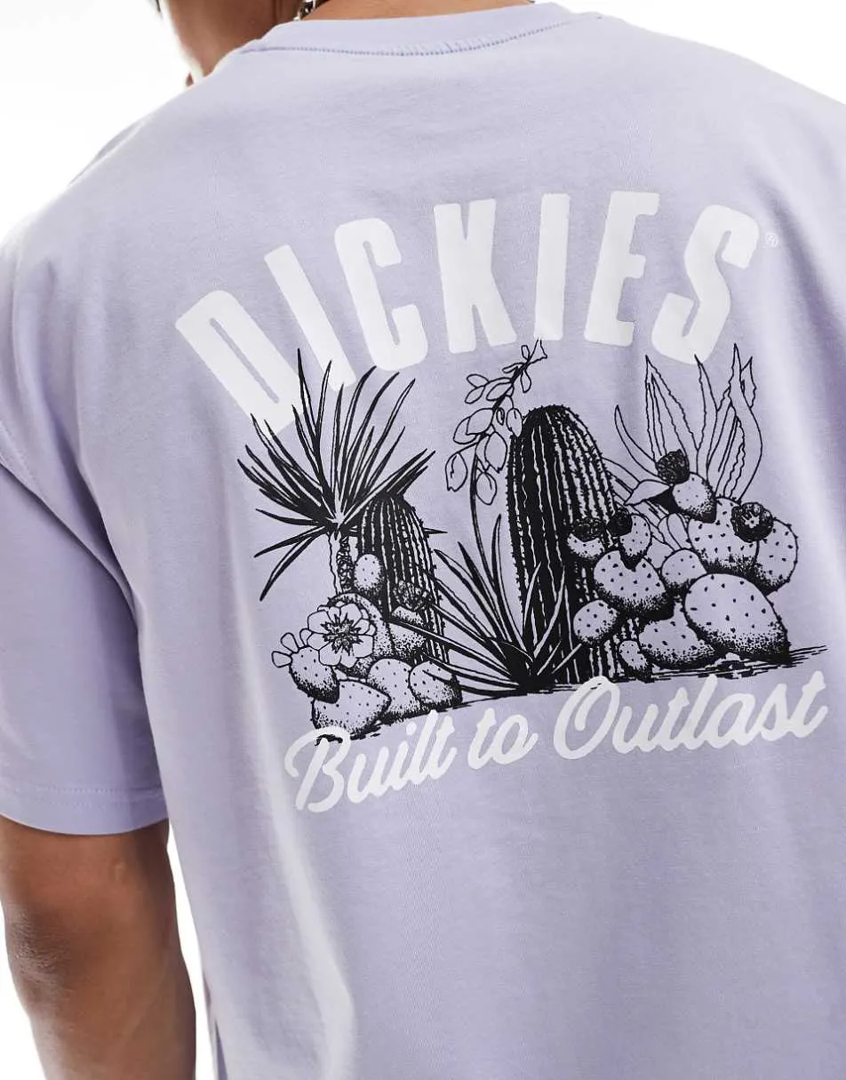 Dickies Dendron short sleeve back print t-shirt in lilac - exclusive to ASOS