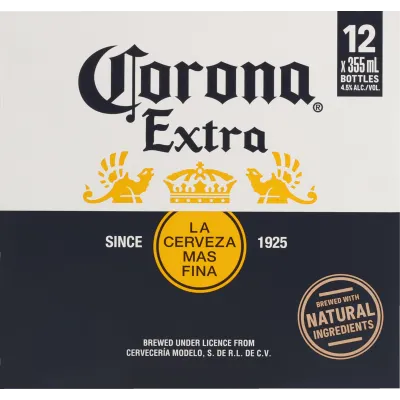 Corona Extra 355ml 12 Pack Bottles