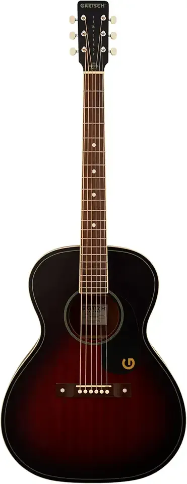 Gretsch Jim Dandy Concert Acoustic Guitar - Deep Cherry Burst