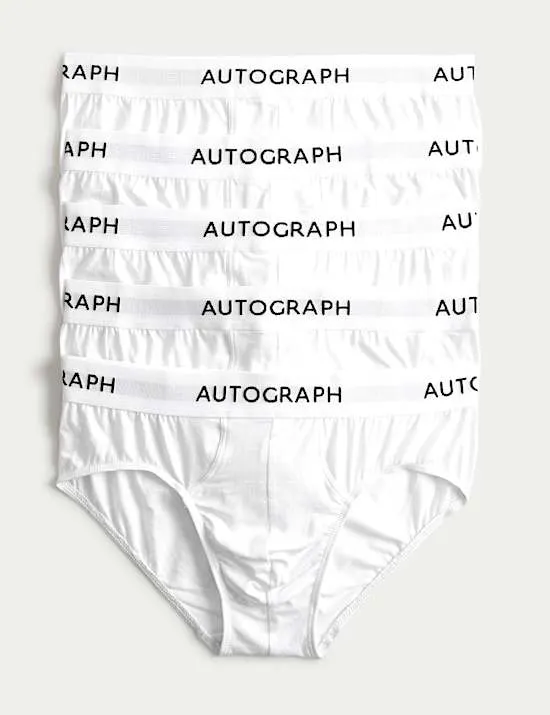 5er-Pack Slips aus Supima®-Baumwolle und Modal