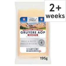 Tesco Finest Gruyere AOP Reserve Cheese 195g