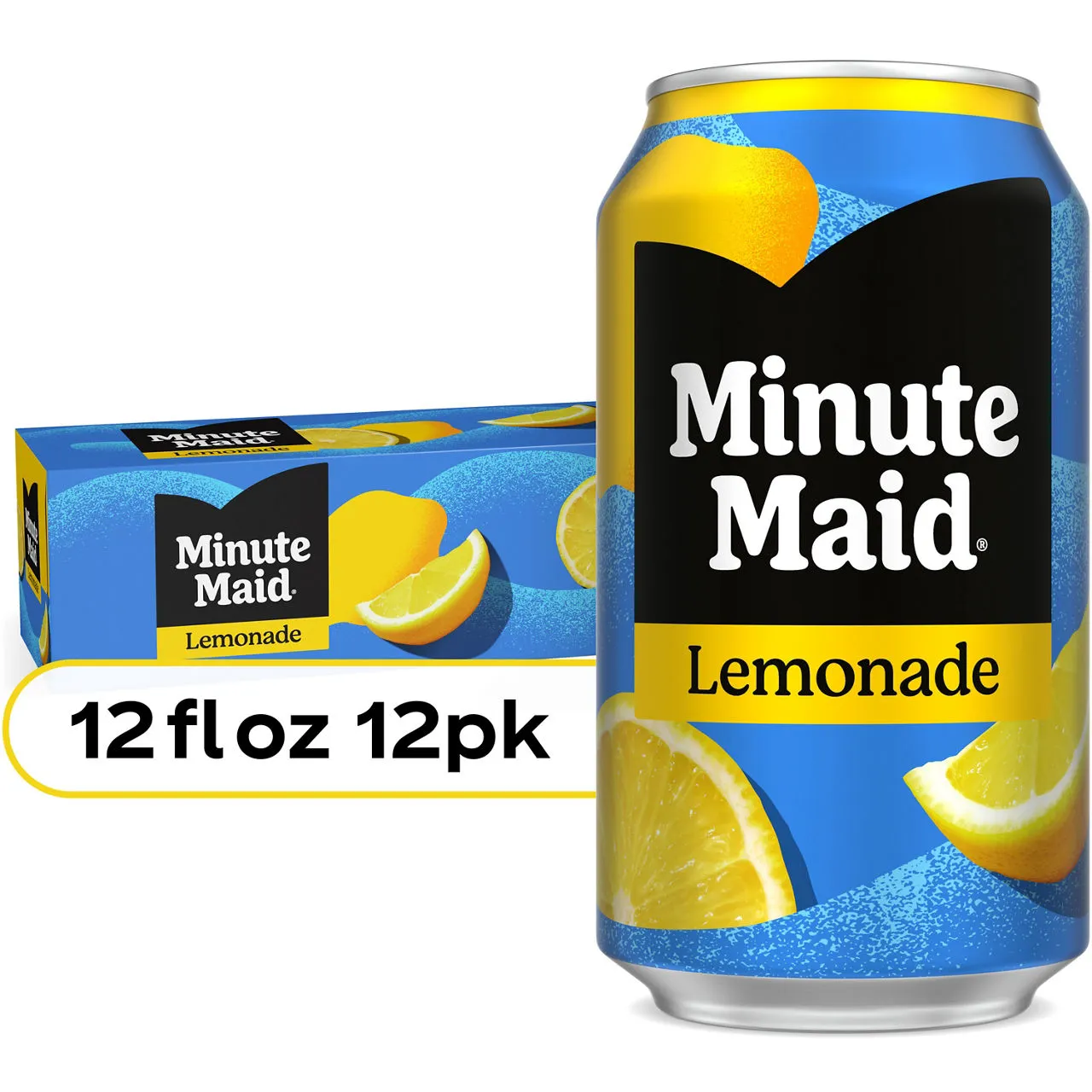 Minute Maid Lemonade Fridge Pack Cans, 12 fl oz, 12 Pack