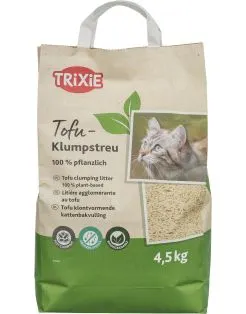 Trixie Tofu Klontvormende Kattenbakvulling - Kattenbakvulling - 4.5 kg