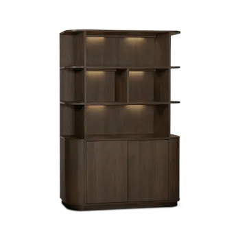 Wandkast LISBOA Brown Oak B143