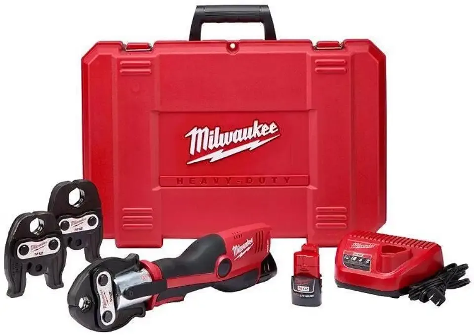 Milwaukee 2473-22 M12 Force Logic Press tool 1/2" - 1" Kit