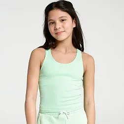 DSG Girls' Momentum Seamless Shelf Tank