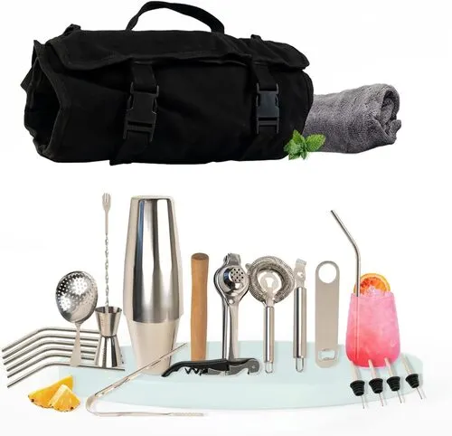 Pepe Nero 27-Piece Cocktail Shaker Set