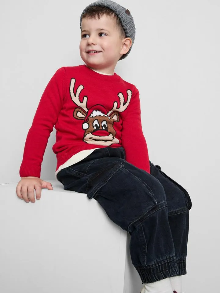 18 mois-7 ans | Jeans cargo à revers