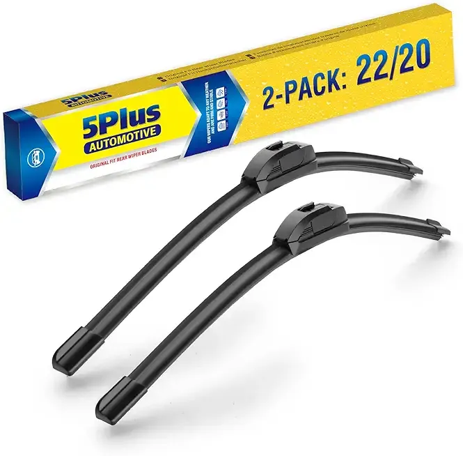 22"+20" Windshield Wiper Blades Replacement For Toyota Tacoma 2023 2022 2021 2020-2016 4Runner 2009-2003 86 2020-2017 GR86 2024-2022 /Chevy Camaro 2020-2016 Corvette 2019-2014+More(Set of 2)