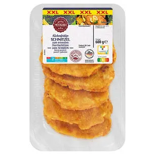 Schweineschnitzel XXL 600 g, paniert
