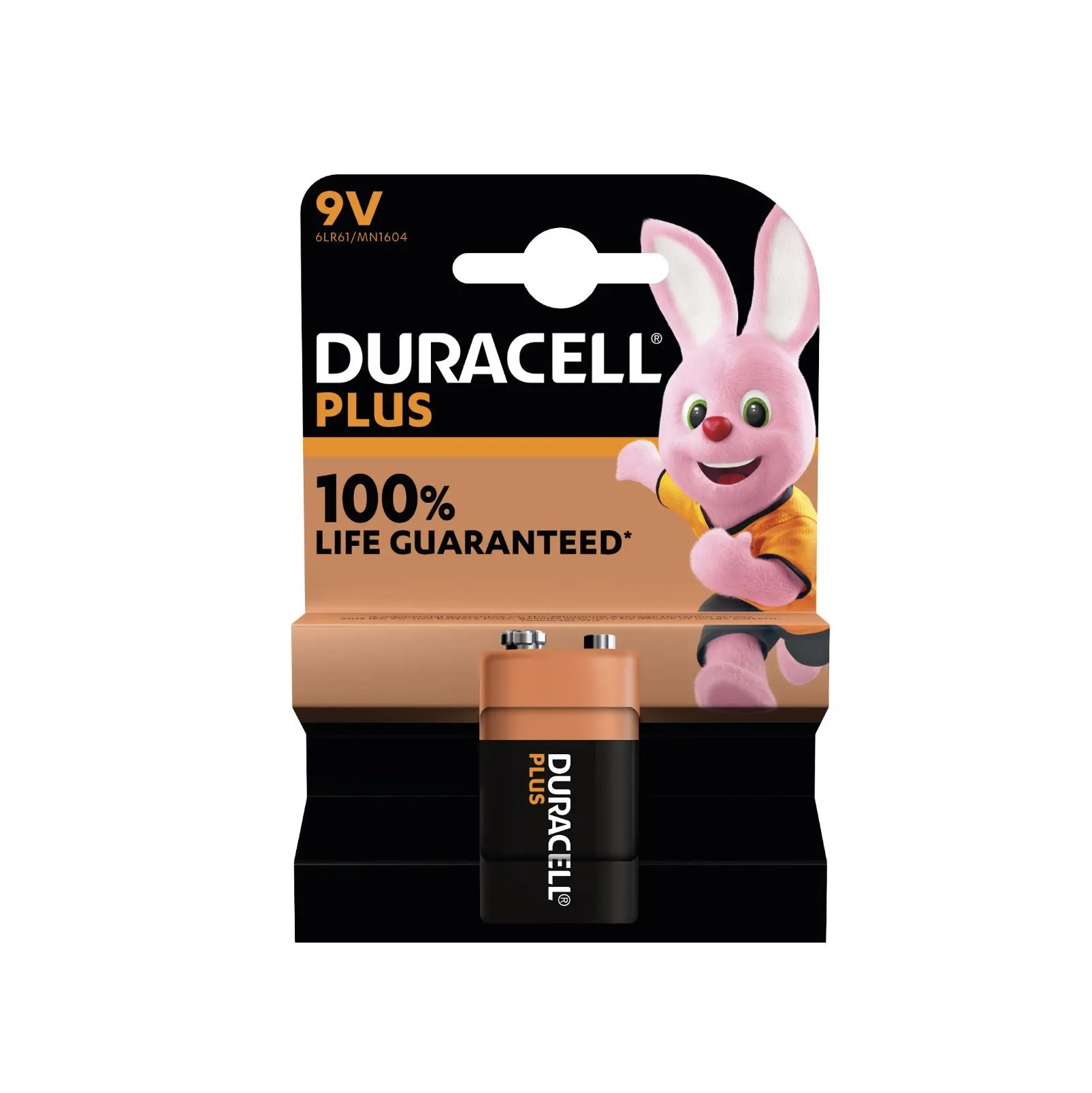 Duracell Plus 100 Pila batteria Transistor 9V