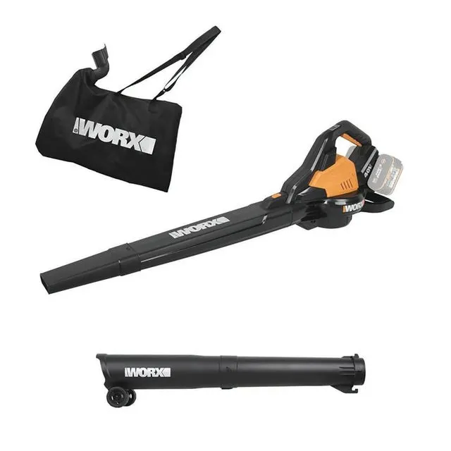 Soffiatore aspiratore trituratore WORX Powershare WG583E.9 , 40 V batteria non inclusa