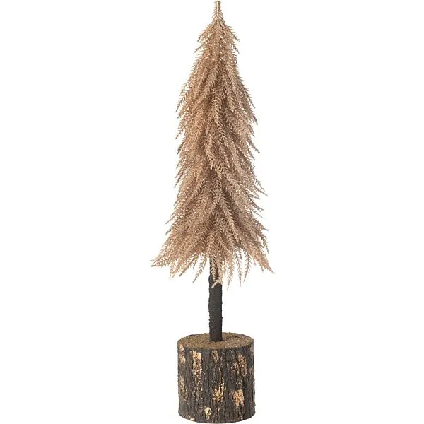 J-Line kerstboom ornament koper - kunststof - 60 cm - 16 cm
