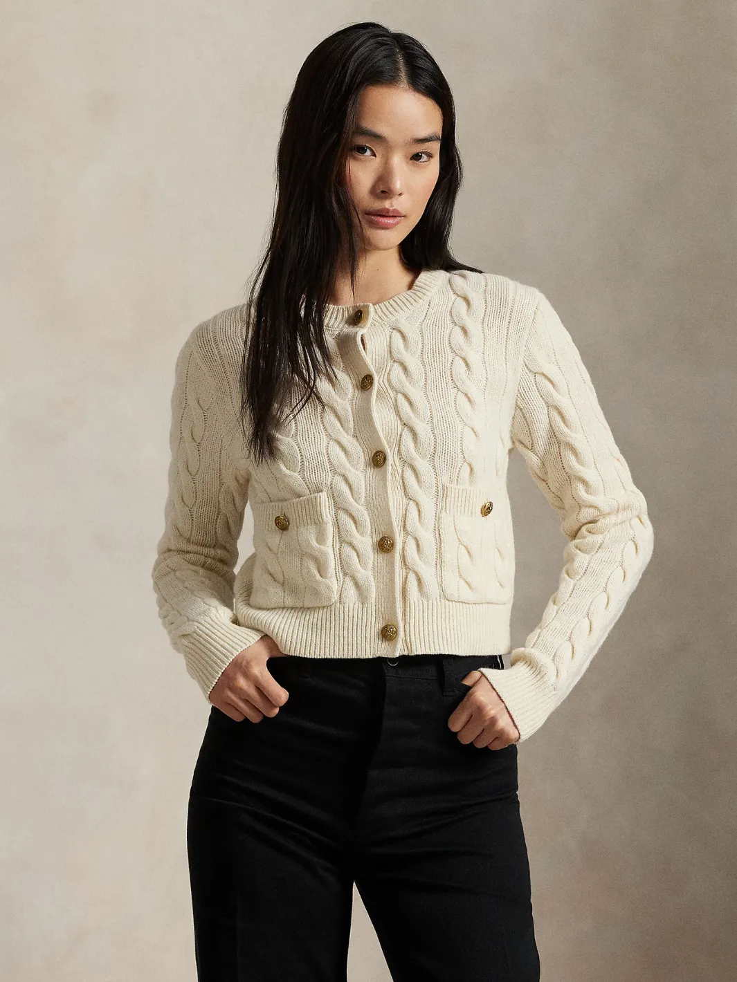 CABLE CARDIGAN