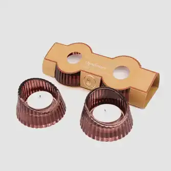 Boston Living Opulence Tealight Candle & Holder Set Of 2