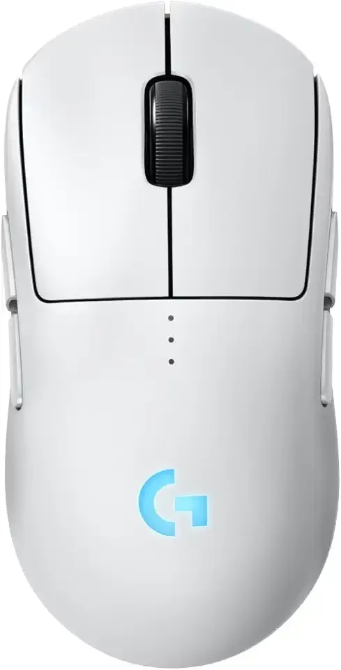 Logitech G PRO 2 Lightspeed Wireless Gaming Mouse, Right- or Left-Handed Mouse with up to 4 Customizable and Switchable Magnetic Side Buttons, 44K DPI Sensor, USB-C Charging, for PC/Mac - White