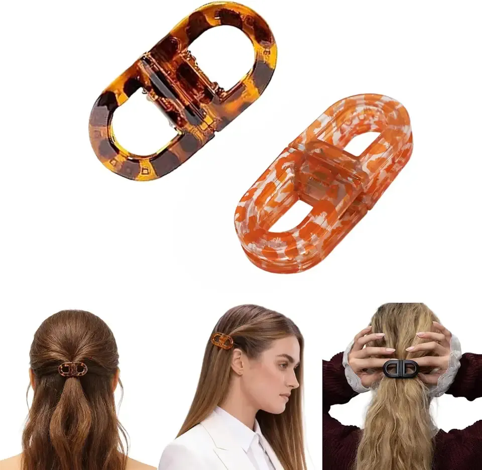 Magnetic Hair Clips – Strong Hold Magnetic Styling Clips, Seamless 2-in-1 Design for Home, Salon & Everyday Hairstyling,Intuitive, Strong Hold, No Slip (2(2p))