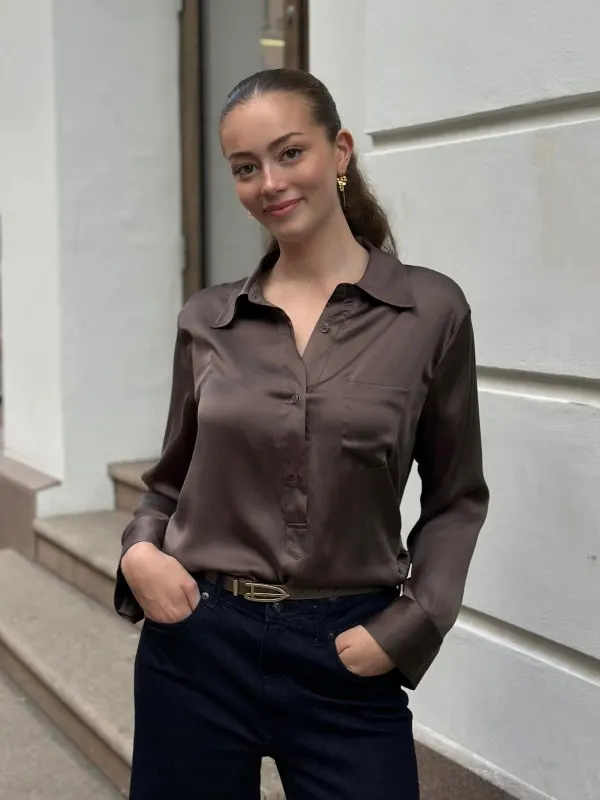 3176 Matt - Nepeta Shirt brown