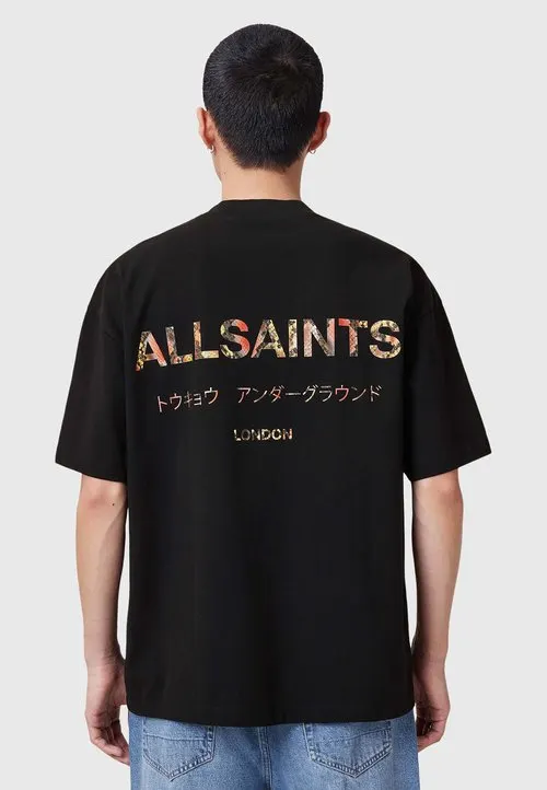 UNDERGROUND CREW - T-shirts med print - jet black snake