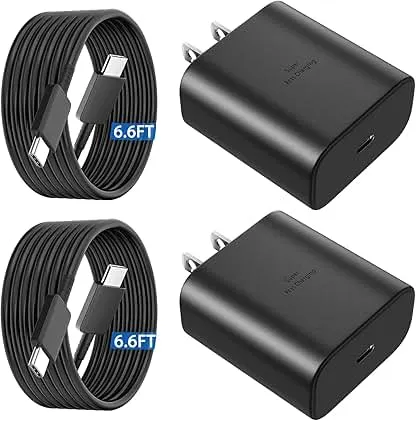45W USB C Super Fast Charger Type C Charger Fast Charging Android Phone Charger Block with 6.6FT Type C Charging Cable for Samsung Galaxy S26 Ultra/S26/S26+/S25/S25 Ultra/S25+/S24 Ultra/S23 Ultra/S22 45W USB C Super Fast Charger Type C Charger Fast…