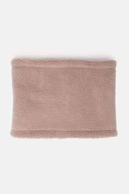 Kids ronde sjaal in teddy