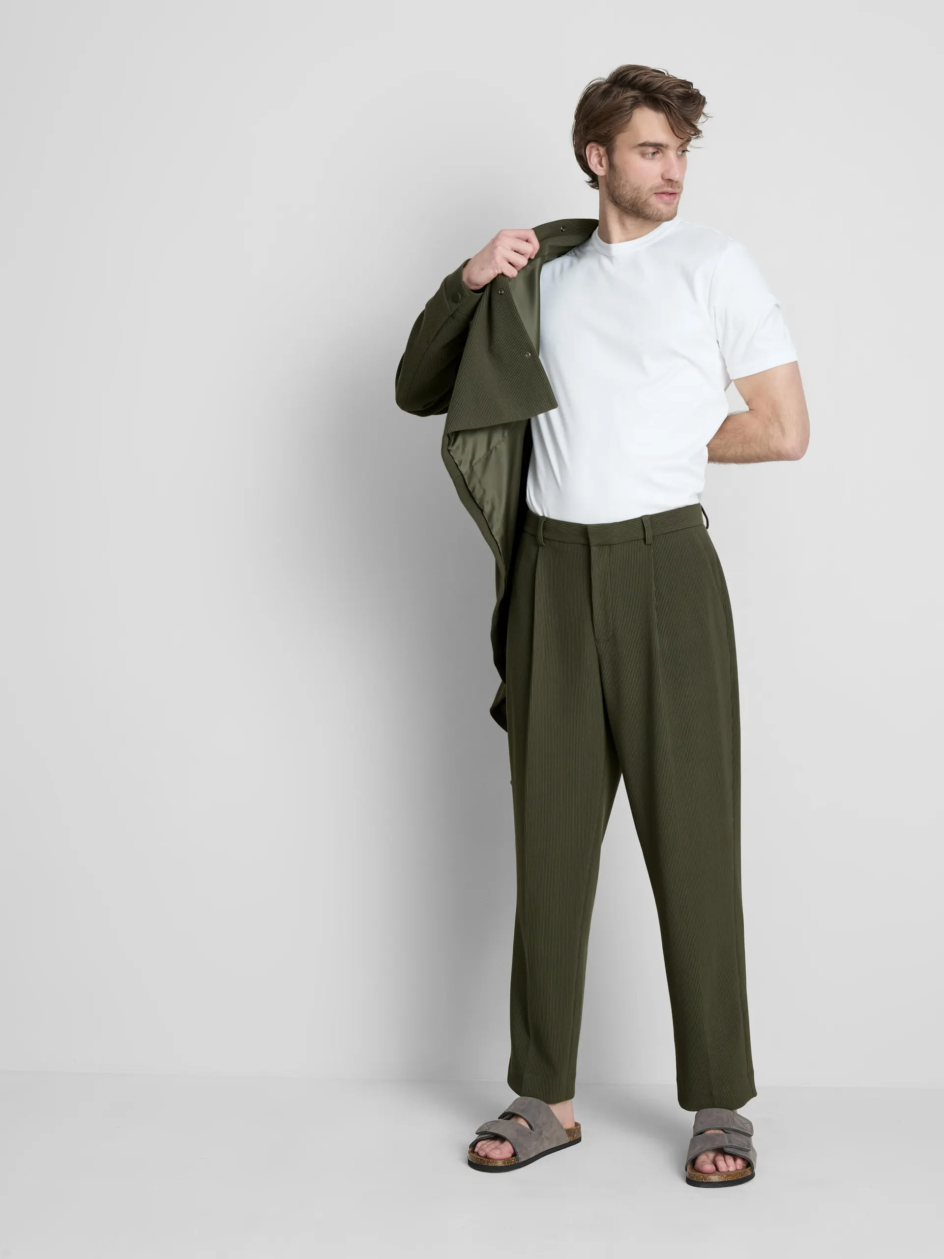 Pantalon plissé The Edit