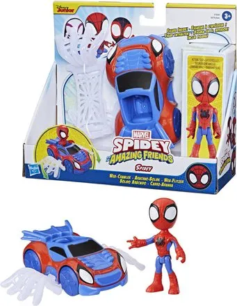 SPIDEY - VEHICULE ACCESSOIRE ET FIGURINE SPIDEY 10CM