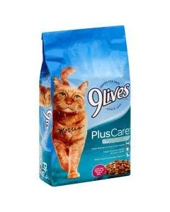 9Lives Plus Care Dry Cat Food, Tuna & Egg, 3.15 lb