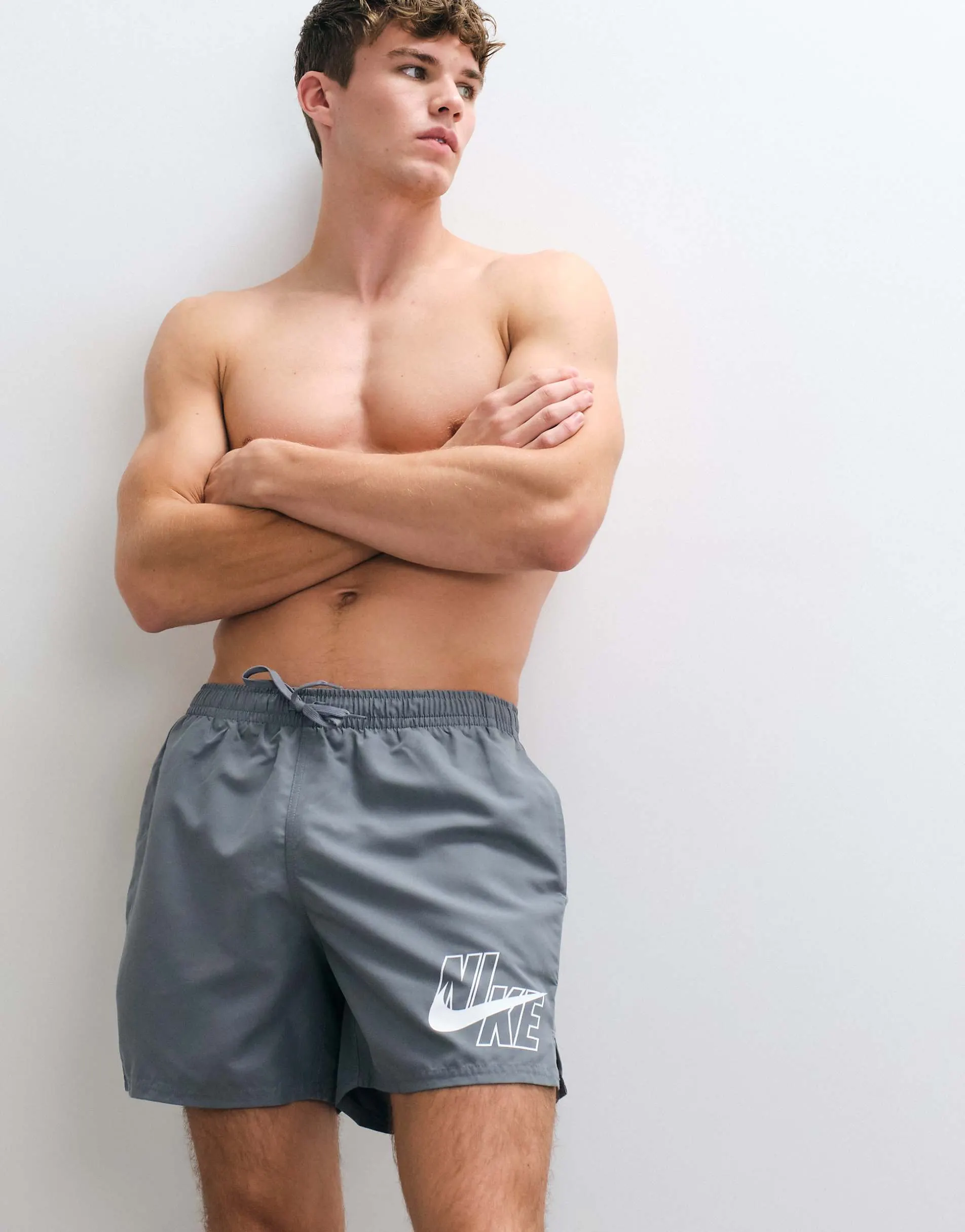 Nike Swim 5"" Volley Short in cool grey