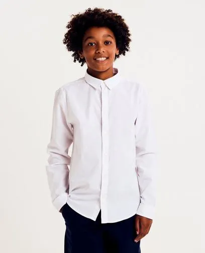 Wit hemd, regular fit