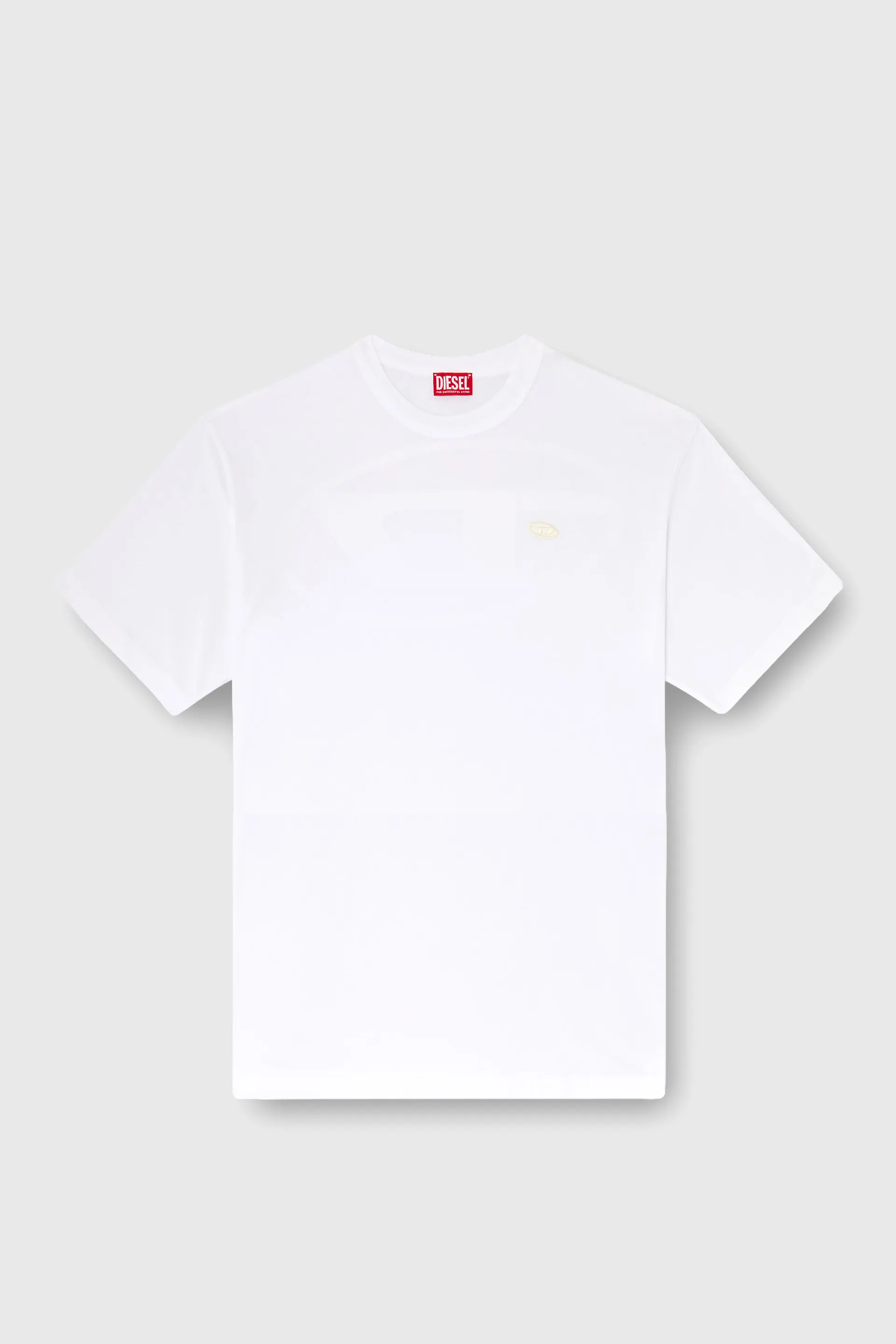 Cotton T-shirt with Oval D logo and graphic
