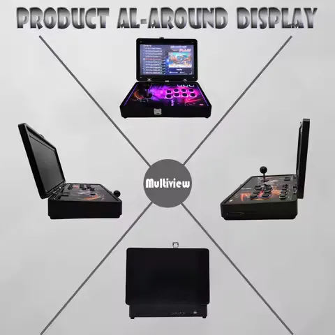 New 14-Inch Arcade Video Game Console 28645 in 1 Portable Folding Moonlight Treasure Box Pandora DX Box 720P HD