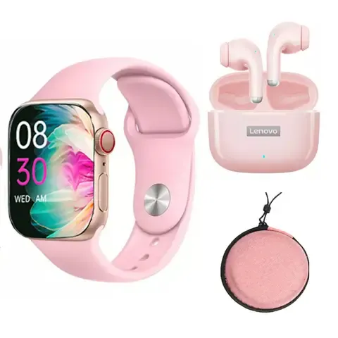 LP40 pro Audífonos inalámbricos y reloj inteligente y Estuche