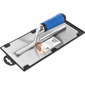 Frattone per intonaco DEXTER lama rettangolare in acciaio inox 13x27 cm